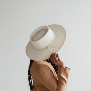 Gigi Pip Ivory Straw Hat